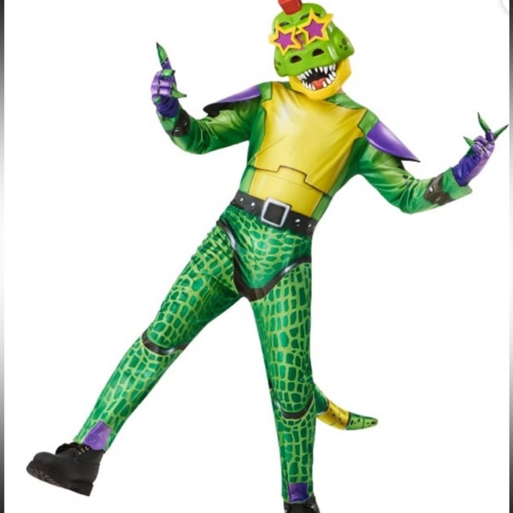 5 Nights at Freddy’s Montgomery Gator Halloween costume size 6/7 NWT